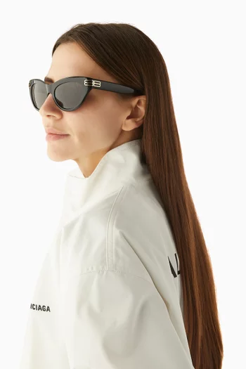 Cat-eye Sunglasses in Acetate