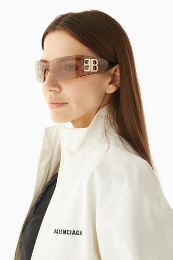 Bossy Mask Sunglasses in Injected Nylon