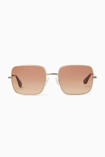 Square Sunglasses in Metal