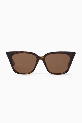 Cat-eye Sunglasses in Acetate