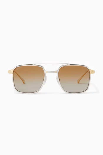 Aviator Sunglasses in Metal