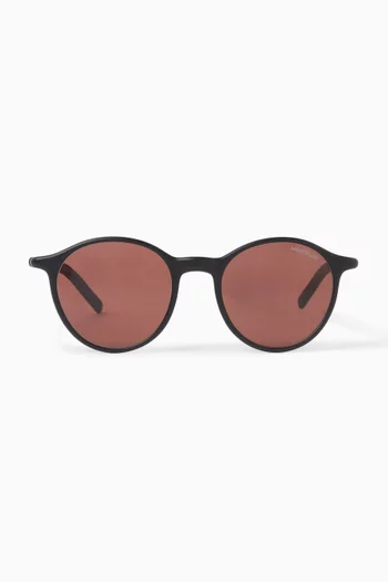 Round Sunglasses in Acetate
