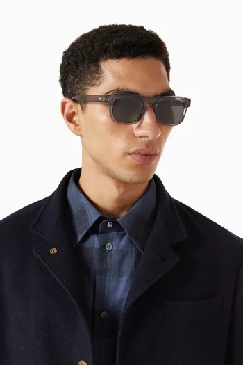 Rectangle Sunglasses in Acetate