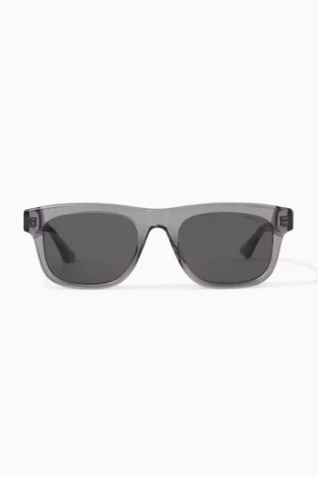 Rectangle Sunglasses in Acetate