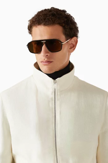 Aviator Sunglasses in Acetate