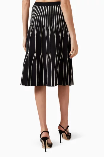 Knit Skirt in Viscose Blend