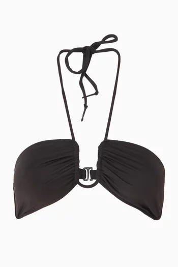 Signature Swim U Wire Halter Bikini Top