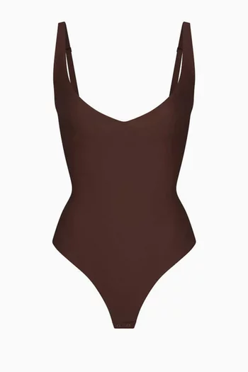 Body Core Sculpt Plunge Bodysuit