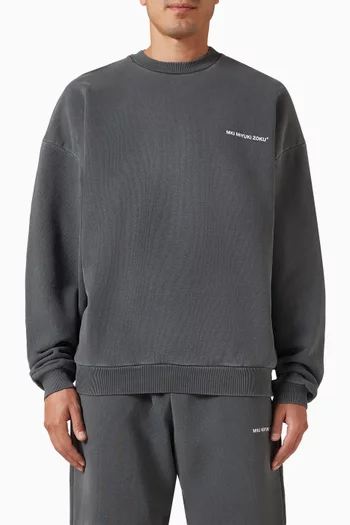Uniform Crewneck Sweatshirt in Cotton-blend