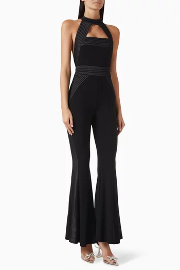 They Return Open-back Jumpsuit
