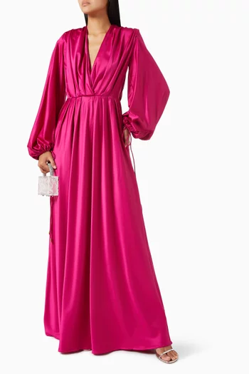 Between Heart & Sky Gown in Satin