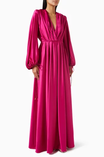Between Heart & Sky Gown in Satin