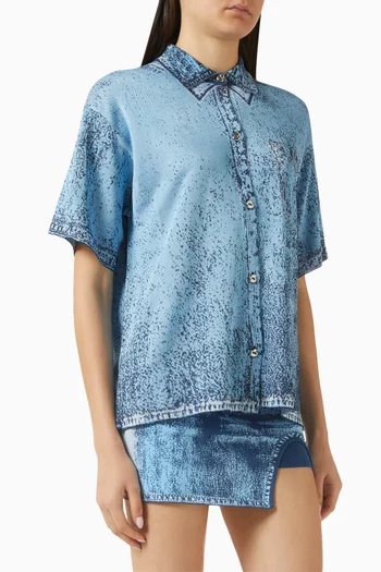 Asher Overshirt Polo in Recycled Rayon