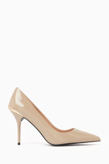 Golden Spolier 95 Slingback Pumps in Patent Leather