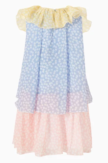 Woven Ruffled Dress