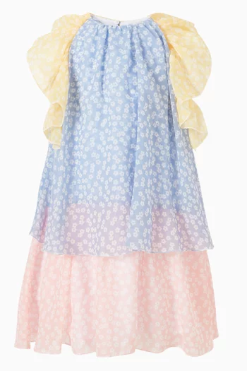 Woven Ruffled Dress