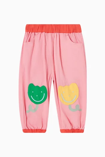 Tulip-print Pants