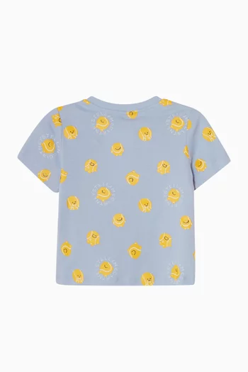 Baseball-print T-shirt