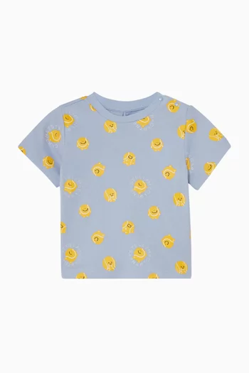 Baseball-print T-shirt