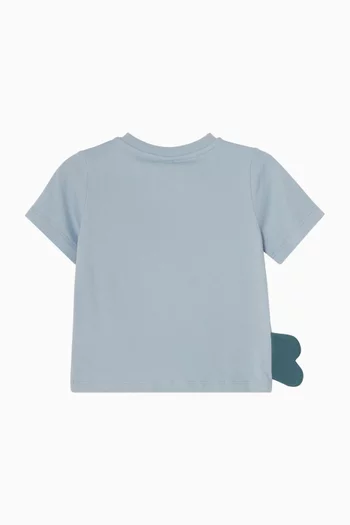 Whale-print T-shirt