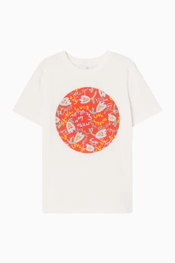 Tulip Printed T-Shirt in Cotton