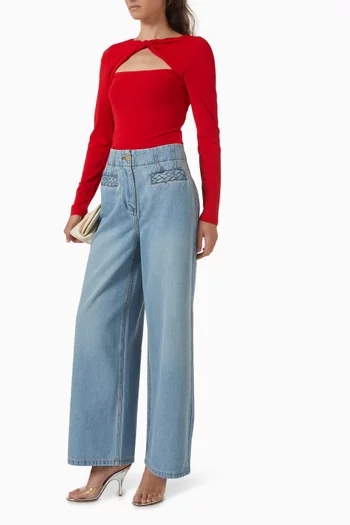 Rosa Twist Front Top