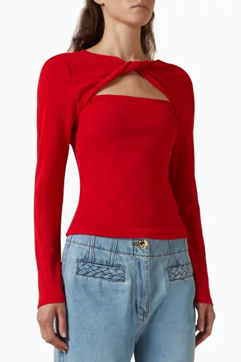 Rosa Twist Front Top
