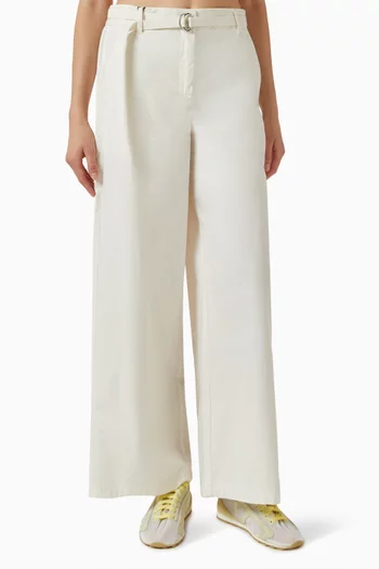 Parachute Belted Pants in Cotton