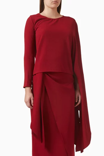 Fern Cape-style Top