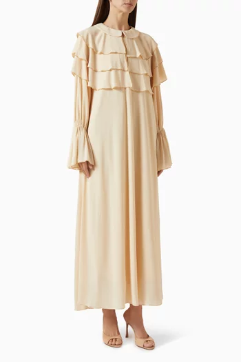 Layered Flounce Dress in Chiffon