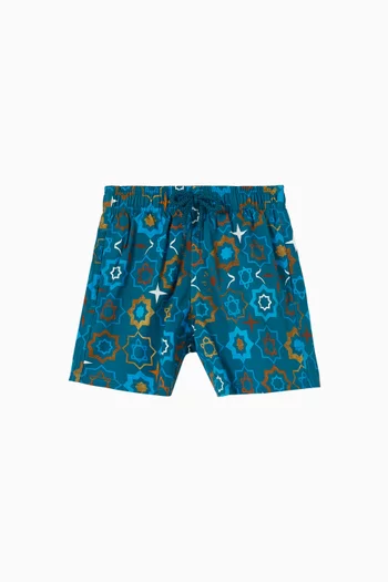 Jirise All-over Print Swim Shorts