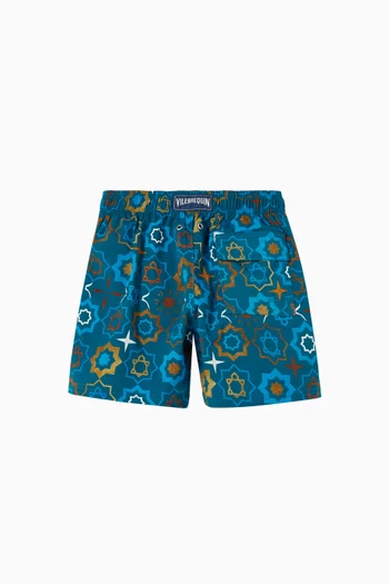 Jirise All-over Print Swim Shorts