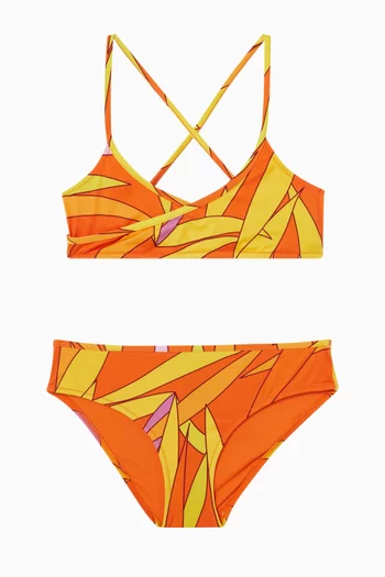 Leaf Two-piece Bikini Set