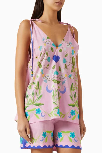 Joy Printed Co-ord Set in Cotton