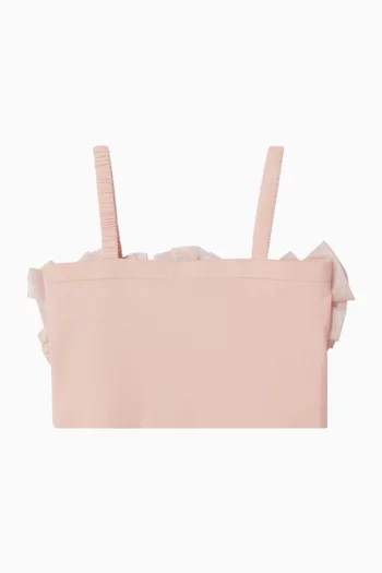 Rosetta Sparkle Top in Tulle