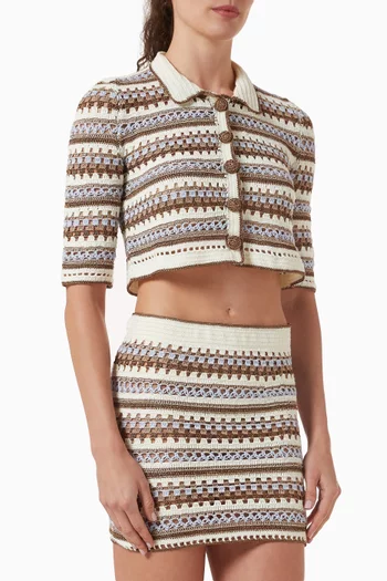 Celia Hand-crocheted Cardigan