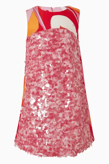 Embellished Dress in Silk