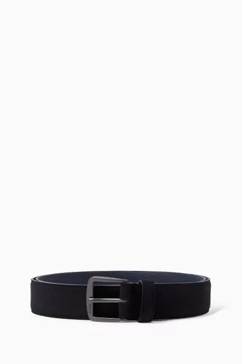 Buckle Belt in Suede