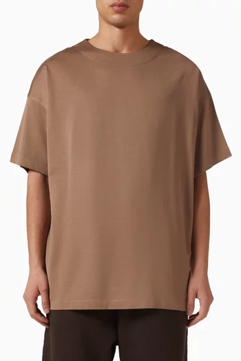 Clean Neck T-shirt in Cotton-blend