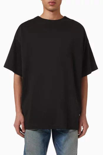 Clean Neck T-shirt in Cotton-blend