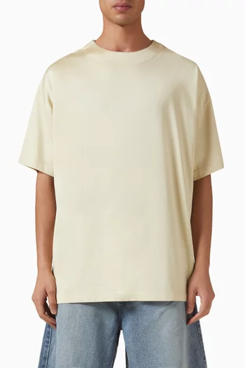 Clean Neck T-shirt in Cotton-blend
