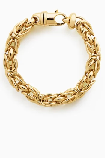 Byzantine Bracelet in Gold-plated Brass
