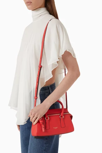 Mini Bond Shoulder Bag in Leather