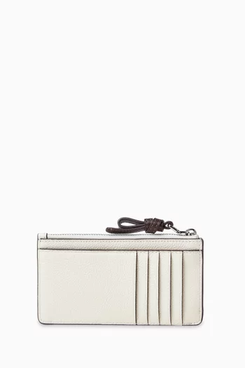 Loop Credit Card Case in Grained Leather