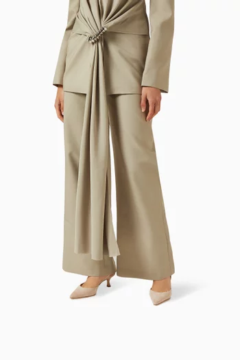 Carolyne 50 Slingback Pumps in Suede