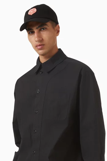 Boke Heart Embroidered Cap in Cotton