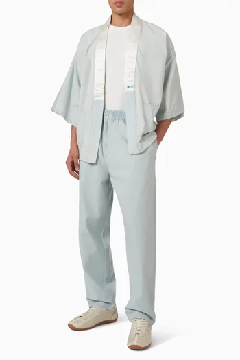 Oversized Kimono Shirt in Chambray