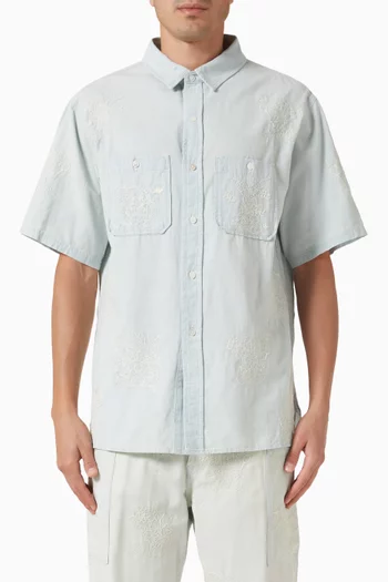 Cartoon Shirt in Japanese Denim