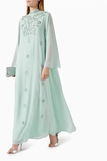 Embellished Kaftan in Chiffon