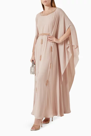 Embellished Kaftan in Chiffon
